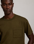 AE77 Premium Military Pocket T-Shirt - Olive