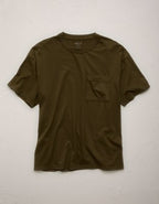AE77 Premium Military Pocket T-Shirt - Olive