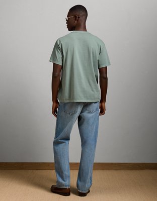 AE77 Premium Military Pocket T-Shirt - Blue