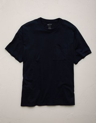 AE77 Premium Military Pocket T-Shirt - Navy