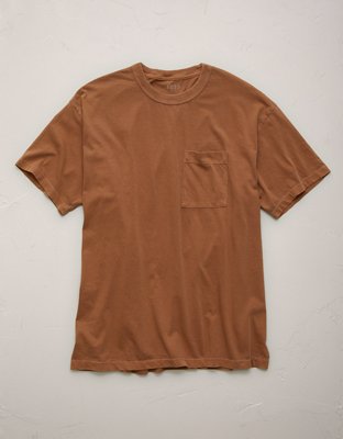 AE77 Premium Military Pocket T-Shirt - Orange