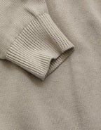 AE77 Garment-Washed Raglan Sweater - Grey