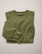 AE77 Garment-Washed Raglan Sweater - Dried Sage