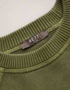 AE77 Garment-Washed Raglan Sweater - Dried Sage