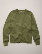 AE77 Garment-Washed Raglan Sweater - Dried Sage