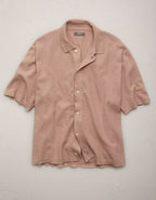 AE77 Pique Resort Shirt - Mauve