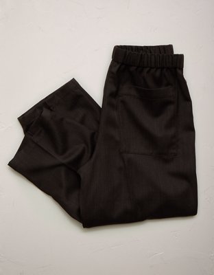 AE77 Premium Loose Twill Trouser - Dark Brown