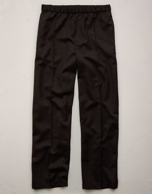 AE77 Premium Loose Twill Trouser - Dark Brown