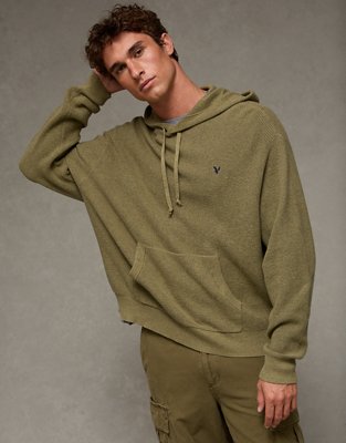 AE Lightweight Icon Sweater Hoodie - Olive