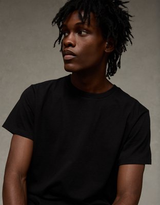 AE Slim Fit Lived-In T-Shirt - Black