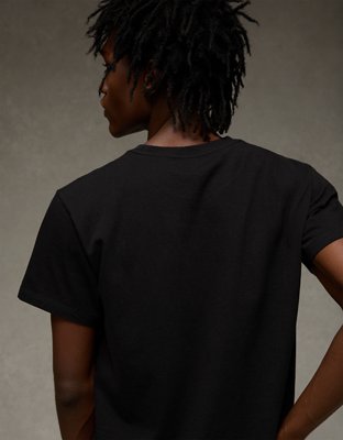 AE Slim Fit Lived-In T-Shirt - Black