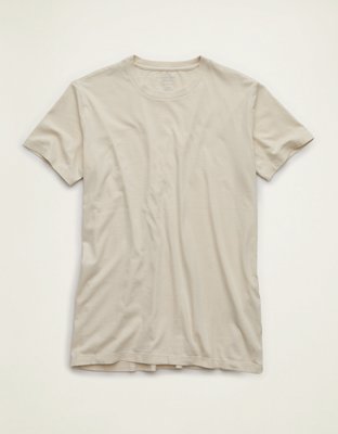 AE Slim Fit Lived-In T-Shirt - Bone Khaki