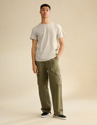 AE Slim Fit Lived-In T-Shirt - Bone Khaki