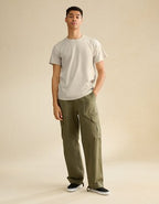 AE Slim Fit Lived-In T-Shirt - Bone Khaki