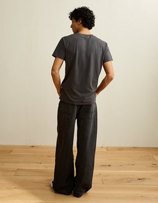 AE Slim Fit Lived-In T-Shirt - Faded Black