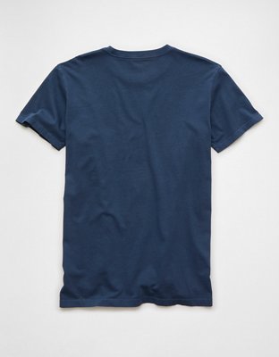 AE Slim Fit Lived-In T-Shirt - Navy