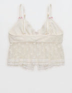 Show Off Midnight Romance Lace Bra Top - Soft Muslin