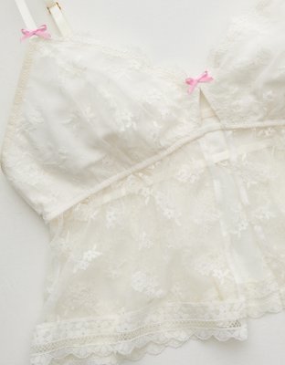 Show Off Midnight Romance Lace Bra Top - Soft Muslin