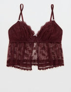 Show Off Midnight Romance Lace Bra Top - Royal Berry