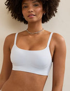 SMOOTHEZ Seamless Bra-ish Wireless Bralette - Misty Sky