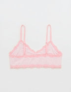 OVERSLEPT By Aerie Modal Lace Trim Bralette - Pink Petal