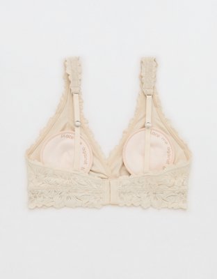 Mama By Aerie™ Rosey Lace Nursing Bralette - Vintage Vanilla