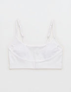 Superchill Seamless Rib Padded Scoop Bralette - White