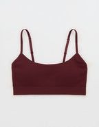 Superchill Seamless Rib Padded Scoop Bralette - Royal Berry