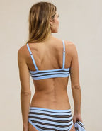 Superchill Cotton Rib Padded Bralette - Cloudy Blue
