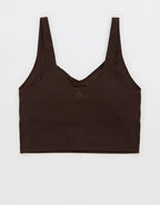 OFFLINE By Aerie Real Me Low Key Longline Sports Bra - Deep Earth