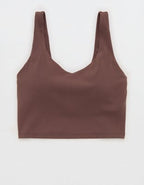 OFFLINE By Aerie Real Me Low Key Longline Sports Bra - Relic