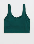 OFFLINE By Aerie Real Me Low Key Longline Sports Bra - Jade