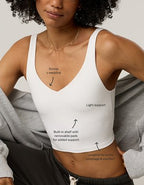 OFFLINE By Aerie Real Me Low Key Longline Sports Bra - Jade
