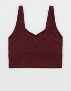 OFFLINE By Aerie Real Me Low Key Longline Sports Bra - Royal Berry