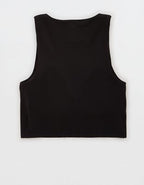OFFLINE By Aerie Real Me XTRA High Neck Longline Sports Bra - Black