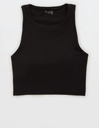 OFFLINE By Aerie Real Me XTRA High Neck Longline Sports Bra - Black