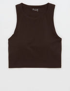 OFFLINE By Aerie Real Me XTRA High Neck Longline Sports Bra - Deep Earth