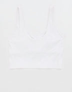 OFFLINE By Aerie Real Me Low Key Longline Sports Bra - White