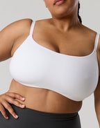 OFFLINE By Aerie The Hugger Curved Band Sports Bra - White