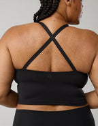 OFFLINE By Aerie Real Me XTRA Strappy Longline Sports Bra - True Black