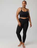 OFFLINE By Aerie Real Me XTRA Strappy Longline Sports Bra - True Black