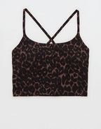 OFFLINE By Aerie Real Me XTRA Strappy Longline Sports Bra - Relic
