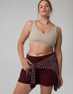OFFLINE By Aerie Real Me XTRA Classic Double V Sports Bra - Stone Harbor