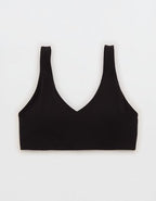 OFFLINE By Aerie Real Me XTRA Classic Double V Sports Bra - True Black