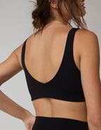OFFLINE By Aerie Real Me XTRA Classic Double V Sports Bra - True Black