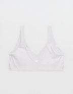 OFFLINE By Aerie Real Me XTRA Classic Double V Sports Bra - White
