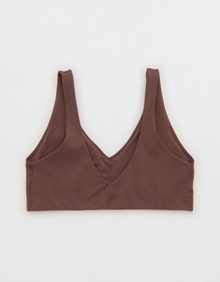 OFFLINE By Aerie Real Me XTRA Classic Double V Sports Bra - Relic