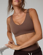 OFFLINE By Aerie Real Me XTRA Classic Double V Sports Bra - Relic
