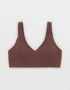 OFFLINE By Aerie Real Me XTRA Classic Double V Sports Bra - Relic