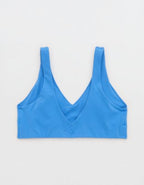 OFFLINE By Aerie Real Me XTRA Classic Double V Sports Bra - Rome Blue